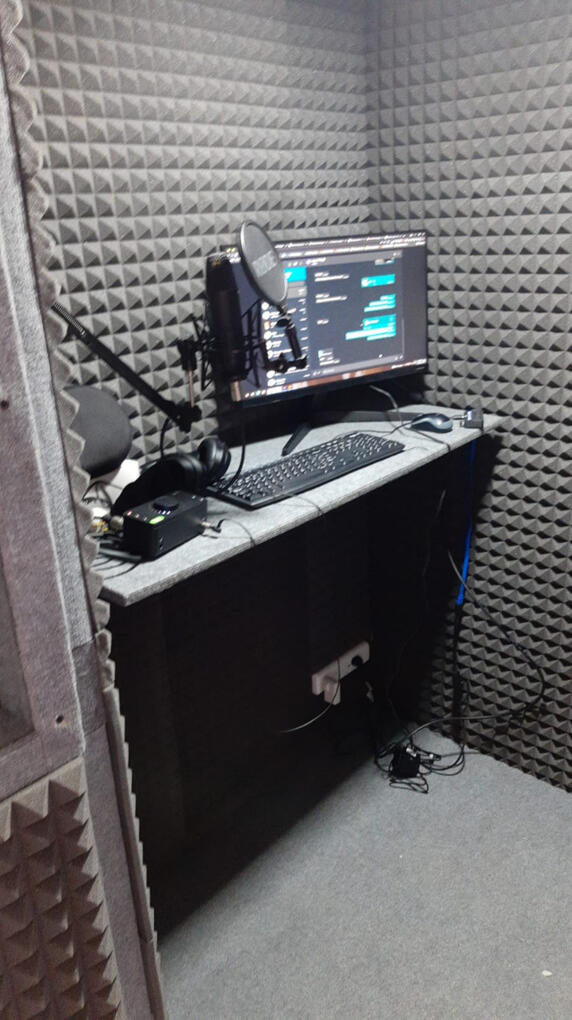 Acoustically Treated Recording Booth Acoustically Treated Recording Booth
